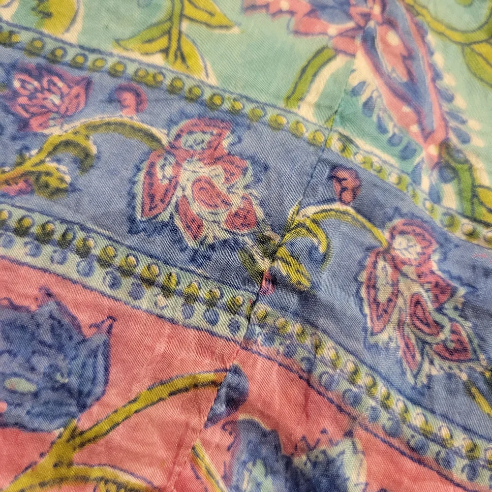 Bell by Alicia Bell Floral Casual Dress - Blue and Pink Sz Small MSRP $340 - Picture 5 of 10